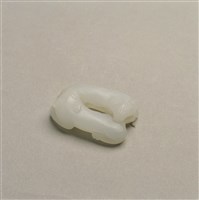 藏品(白玉雙獾)的圖片