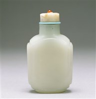 藏品(仿青白玉料鼻煙壺)的圖片