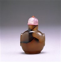 藏品(瑪瑙附耳鼻煙壺)的圖片