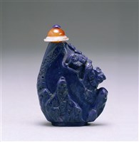 藏品(青金石鼻煙壺)的圖片