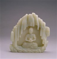 藏品(青玉釋迦佛)的圖片