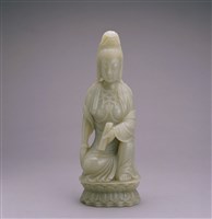 藏品(青玉觀音)的圖片
