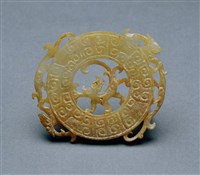 藏品(青玉雙龍珮)的圖片