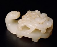 藏品(白玉帶鈎)的圖片