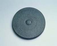 藏品(圓形雕花硯)的圖片