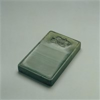 藏品(鳳池松花江綠硯)的圖片