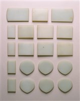 藏品(素面白料帶飾一組)的圖片