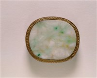 藏品(銅鑲翠玉帶扣)的圖片