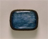 藏品(銅鑲藍水晶帶首)的圖片