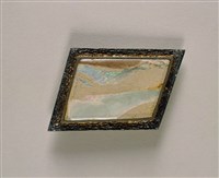 藏品(銀鑲蛋白石帶首)的圖片