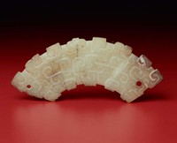 藏品(珩飾一件﹑佩飾一件﹑殘珩一件)的圖片