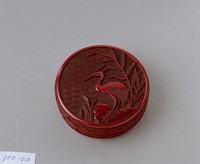 藏品(剔紅小圓盒)的圖片