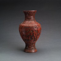 藏品(剔紅大花瓶)的圖片