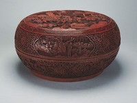 藏品(剔紅大花瓶)的圖片