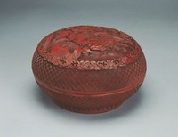 藏品(剔紅圓盒)的圖片
