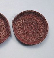 藏品(剔紅桃形盤)的圖片