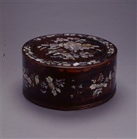 藏品(螺鈿山水圓盒)的圖片