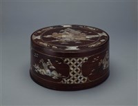 藏品(螺鈿山水圓盒)的圖片