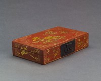 藏品(描金牡丹長方盒)的圖片