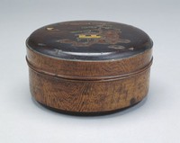 藏品(彩漆山水圓盒)的圖片