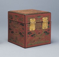 藏品(朱地彩漆龍紋方箱)的圖片