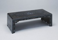 藏品(螺鈿花鳥小几)的圖片