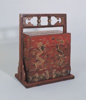 藏品(描金款彩龍紋四層提盒)的圖片