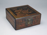 藏品(描金花蝶方盒)的圖片