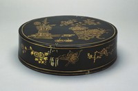 藏品(描金博古圖捧盒)的圖片