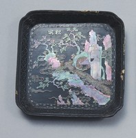 藏品(螺鈿方盤)的圖片