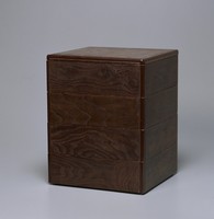 藏品(櫸木紋四層盒)的圖片