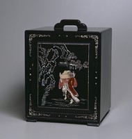 藏品(人物鏍鈿嵌花櫃)的圖片