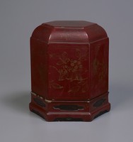 藏品(朱漆描金花鳥紋蓋盒)的圖片