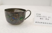 藏品(銀質琺瑯海棠紋酒杯)的圖片