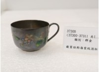 藏品(銀質琺瑯海棠紋酒杯)的圖片