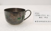 藏品(銀質琺瑯海棠紋酒杯)的圖片