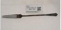 藏品(銀質琺瑯海棠紋餐棹叉子)的圖片
