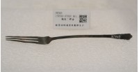 藏品(銀質琺瑯海棠紋餐棹叉子)的圖片