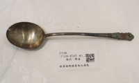 藏品(銀質琺瑯海棠紋大湯匙)的圖片