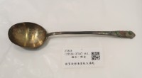 藏品(銀質琺瑯海棠紋大湯匙)的圖片