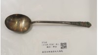 藏品(銀質琺瑯海棠紋大湯匙)的圖片