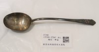 藏品(銀質琺瑯海棠紋大湯匙)的圖片