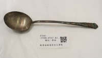 藏品(銀質琺瑯海棠紋大湯匙)的圖片