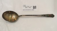藏品(銀質琺瑯海棠紋大湯匙)的圖片