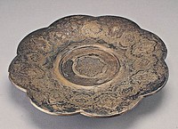 藏品(中東雕花大銀碟)的圖片