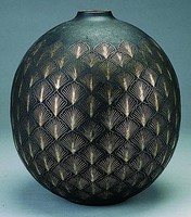 藏品(搯絲菊花葉紋罐)的圖片