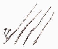 藏品(銀髮插)的圖片