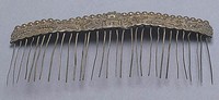 藏品(銀髮梳)的圖片