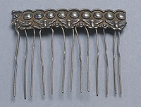 藏品(銀髮梳)的圖片