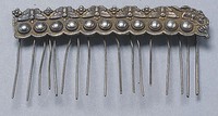 藏品(銀髮梳)的圖片